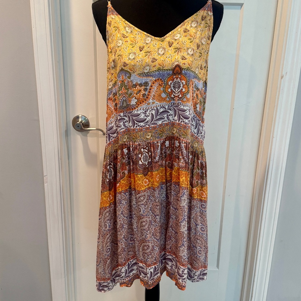 Cupshe Sundress, M, Euc, Multi Color Print - image 1